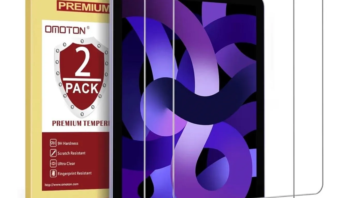 NEW OMOTON Screen Protector for iPad Air 5th