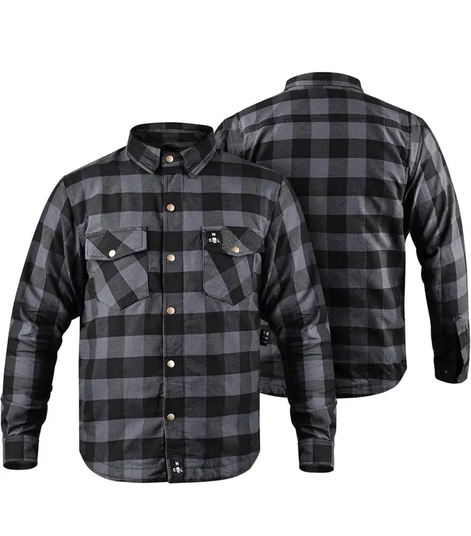 $130 (4XL) Motorcycle Armoured Flannel Shirt