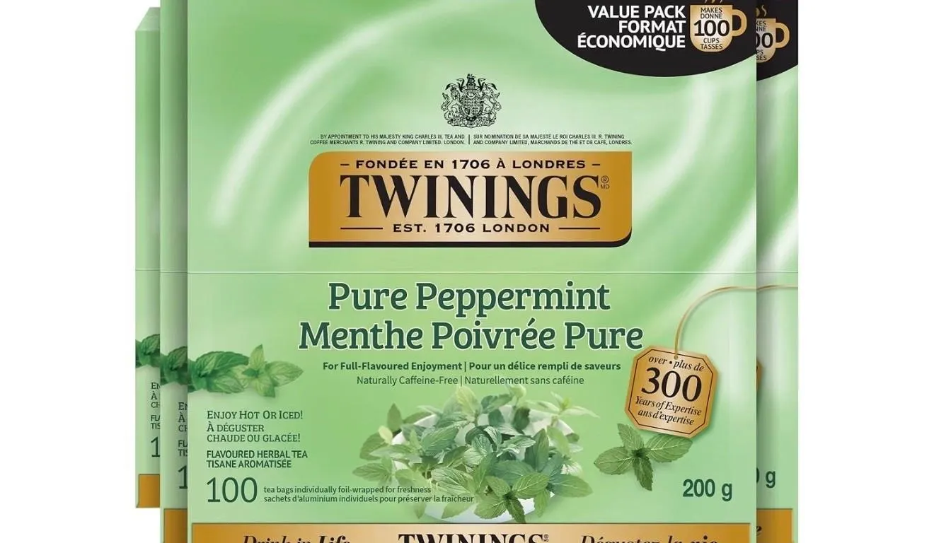 $59 Twinings Pure Peppermint Herbal Tea, 100 Count