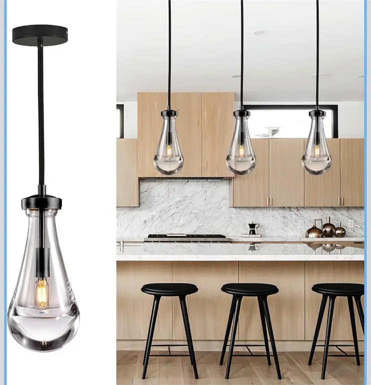 NEW $330 Raindrop Pendant Light