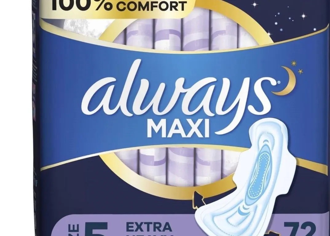 NEW (5) Always Maxi Overnight Pads with Wings