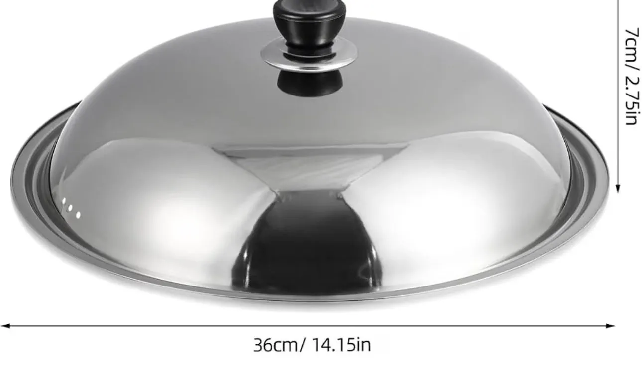 DAMAGE $47 Tofficu Stainless Steel Pot Lid