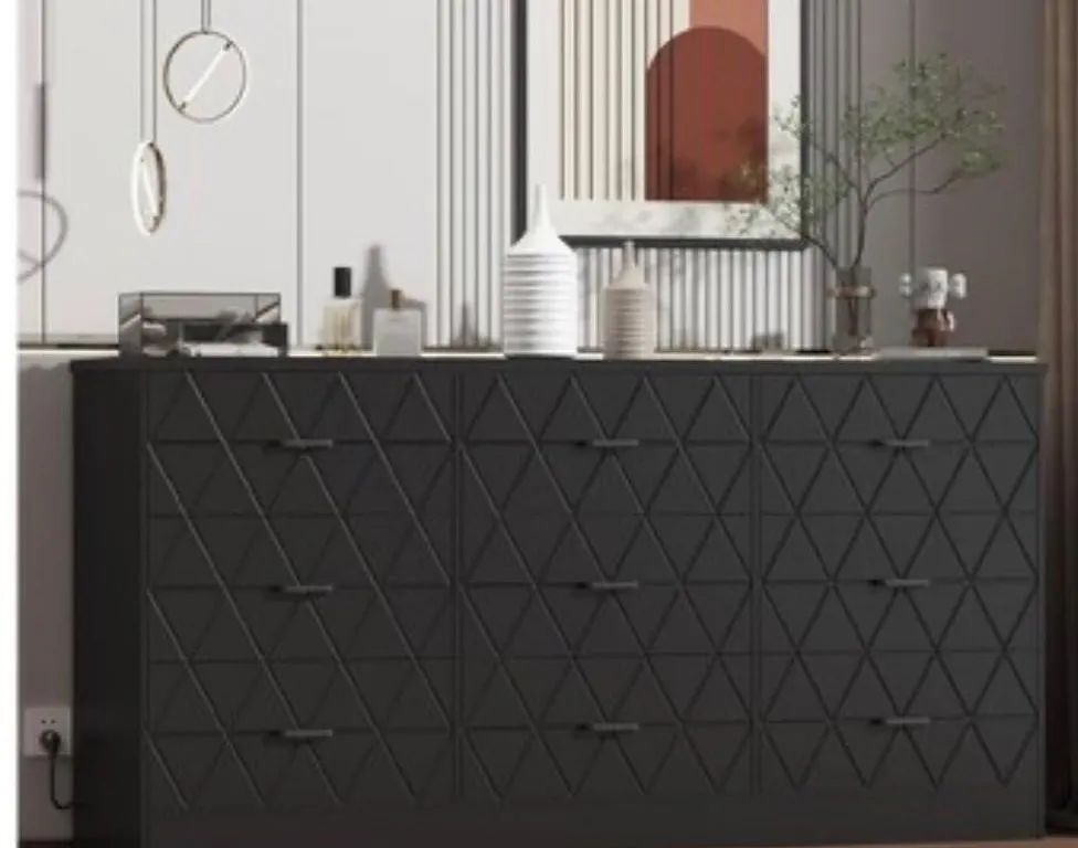 $316 Garvee Wooden Dressers for Bedroom