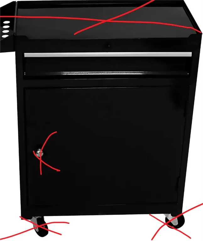 MISSING $460 anwickjeff Tool Chest, 5 Drawers