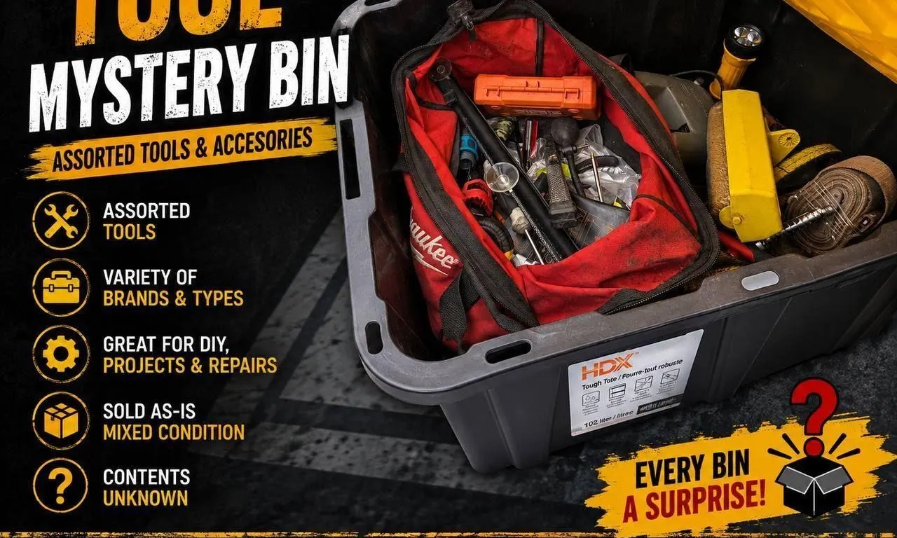 Tool Mystery Bin � Assorted Tools & Accessories