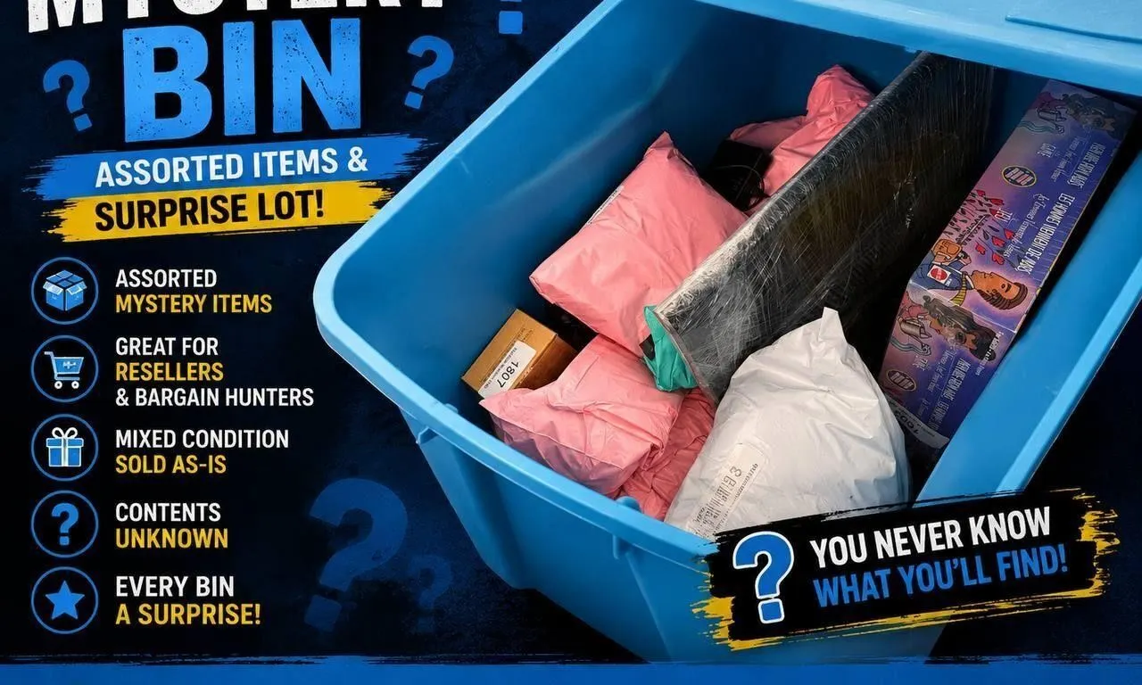 Mystery Bin � Assorted Items & Surprise Lot