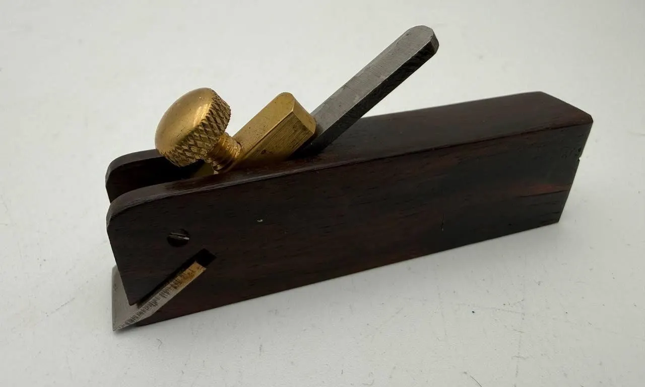 3� Mini Rosewood & Brass Hand Plane
