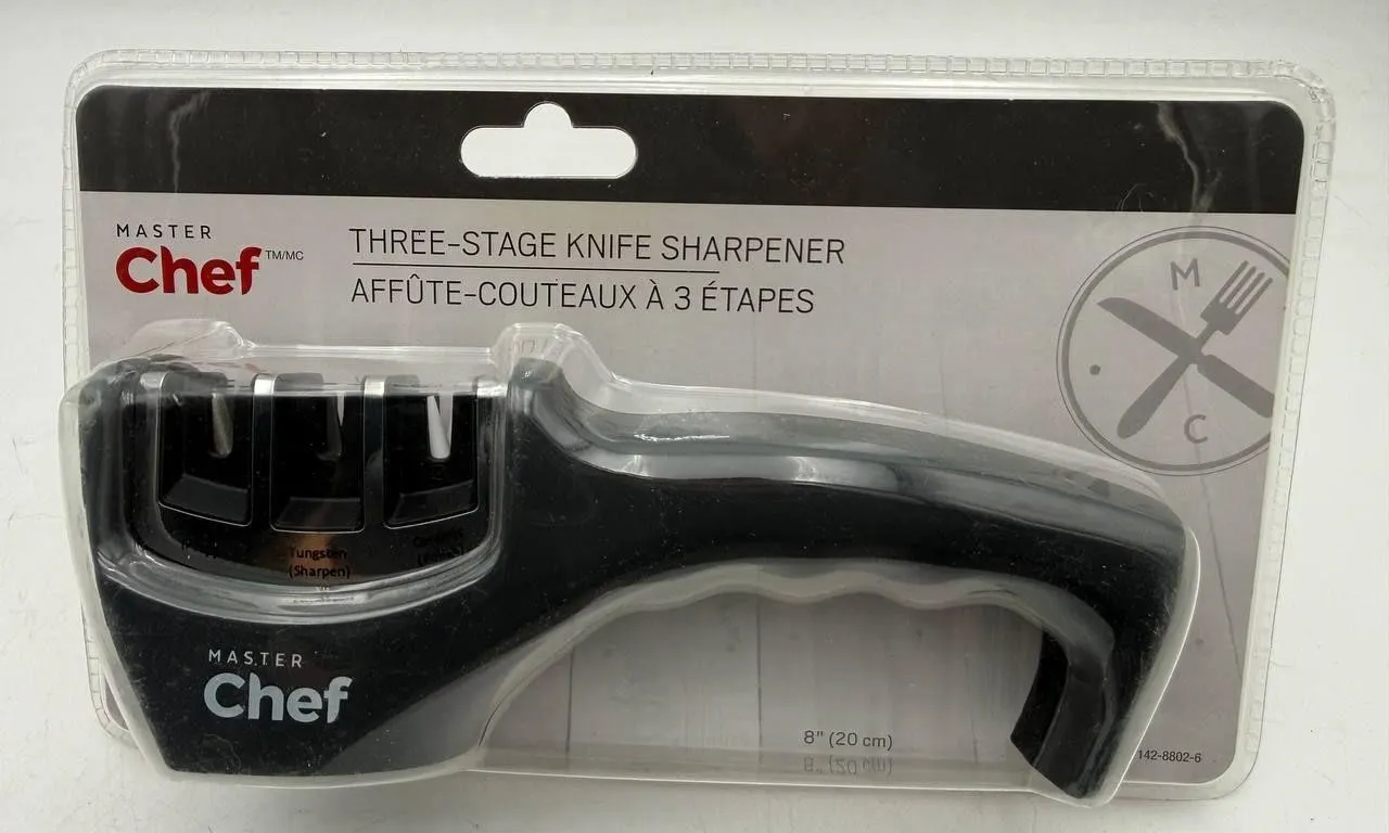 Master Chef 3-Stage Knife Sharpener