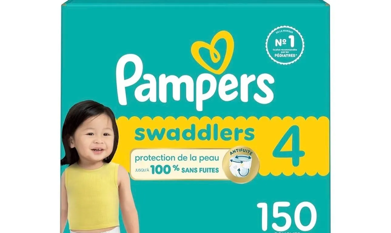 $45 Pampers Swaddlers Diapers, Size 4