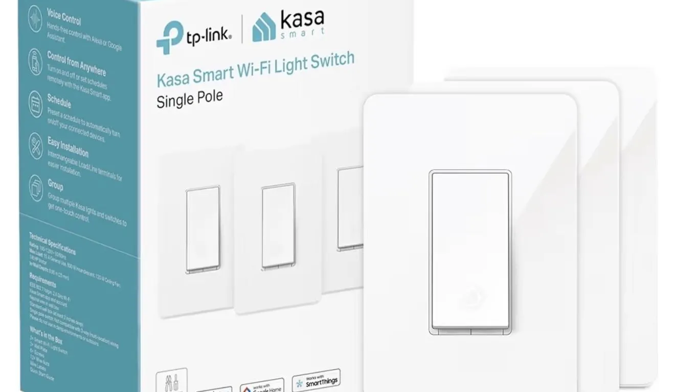 $50 Kasa Smart Single Pole Light Switch by TP-Link