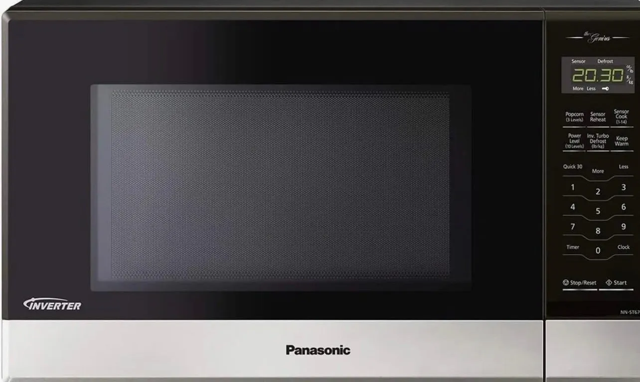 $660 Panasonic NNST676S Genius Mid-Size Microwave