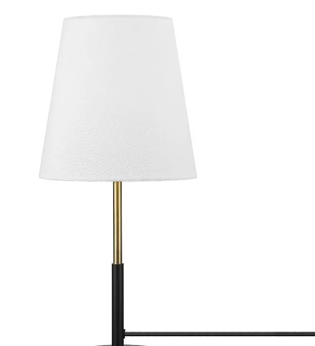 NEW $60 Table Lamp w/ Linen Shades