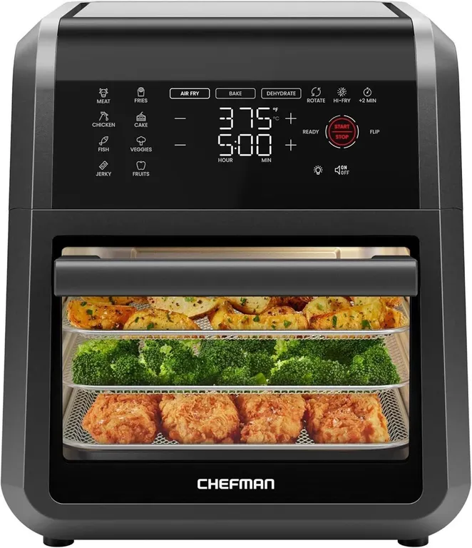 NEW $110 Chefman Air Fryer Oven & Dehydrator