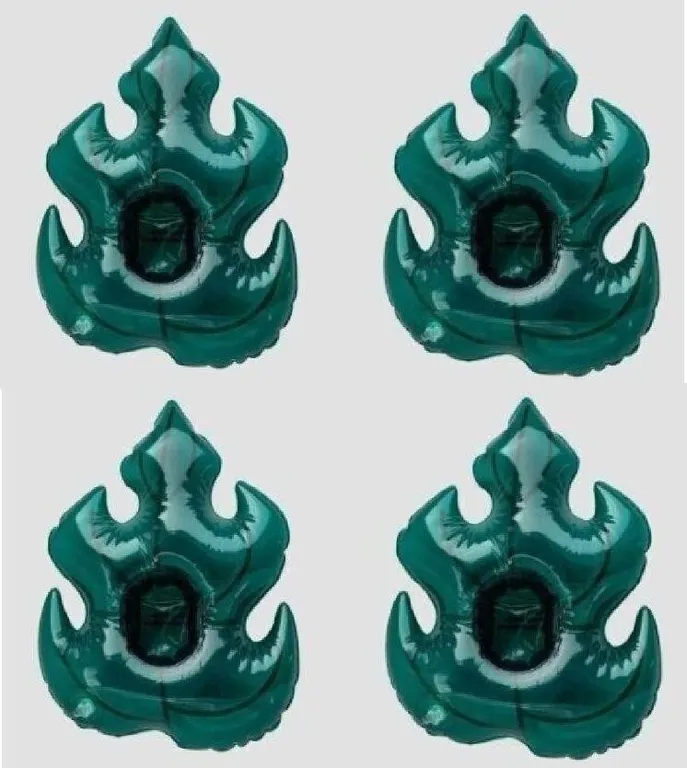 NEW 4PK Inflatable Leaf Drink Holder Pool Floaties