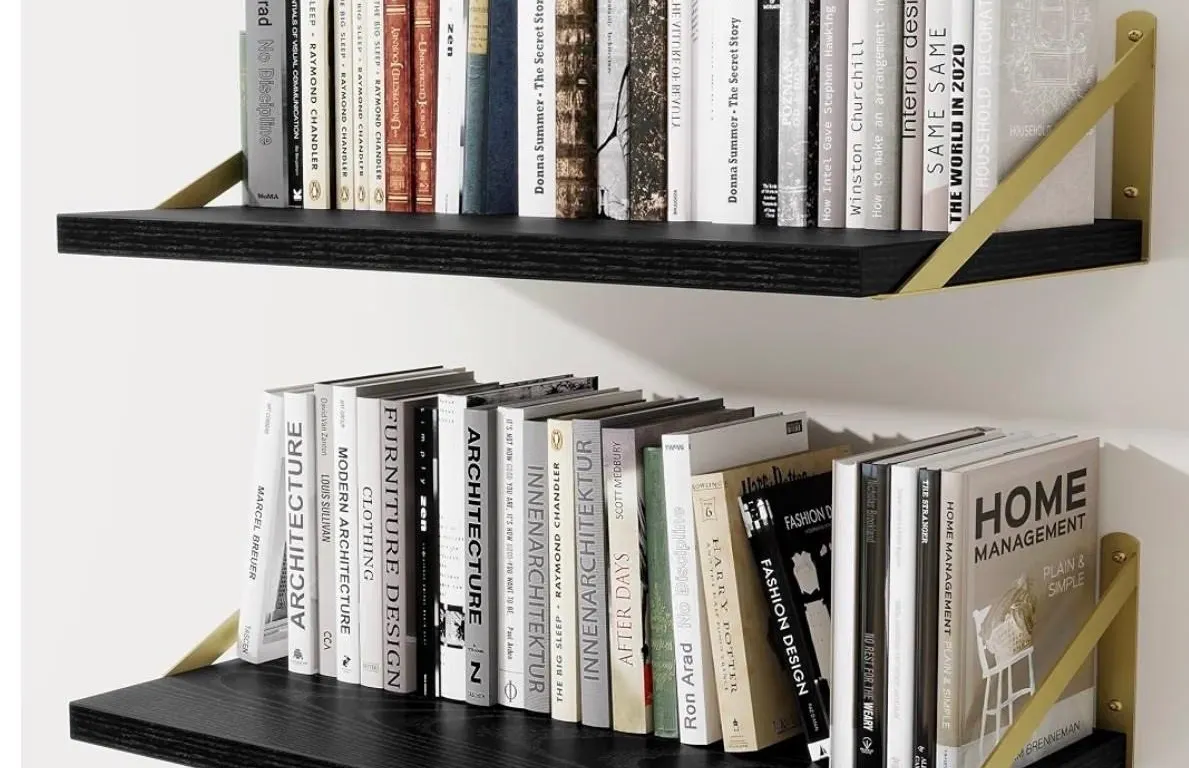 NEW $110 2pcs (24") Deep Wall Shelves