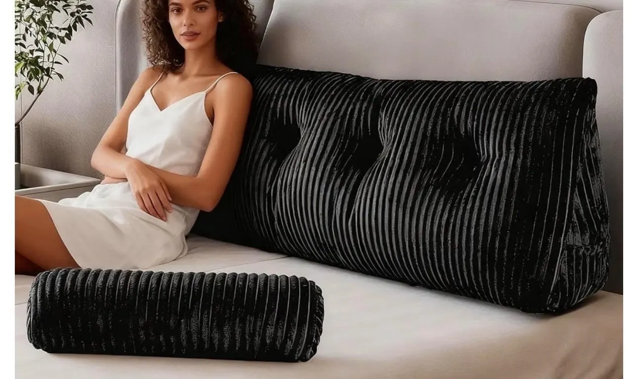 $106 Headboard Pillow for Bed Sitting Up