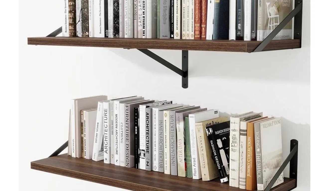 $105 Deep Wall Shelves 36" W x 12" D Engineered