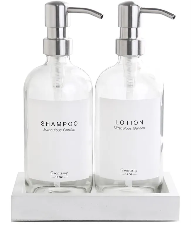 Glass Soap Dispenser with Pump