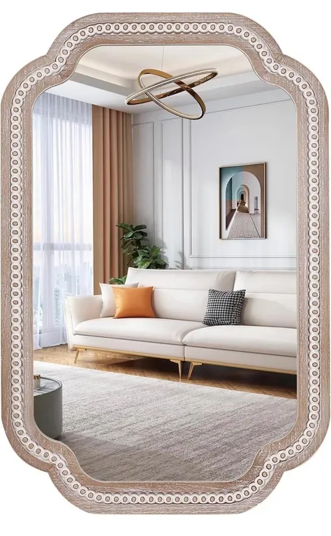 NEW $190 (36x24'') Wooden Bathroom Mirrors