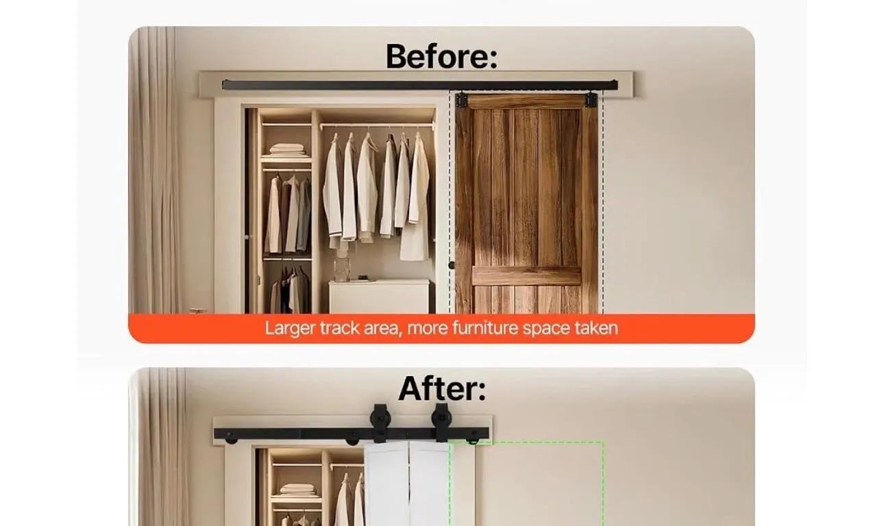 $52 VEVOR Bi-Folding Sliding Barn