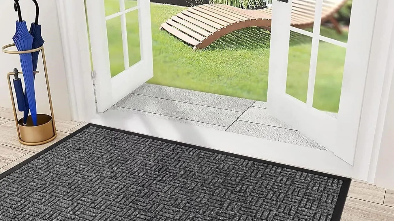 NEW $80 Mibao Front Door Mat, Heavy Duty Durable