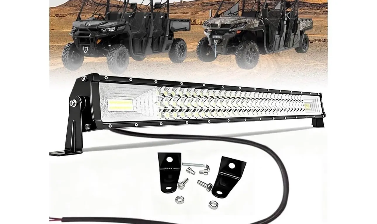 $66 QYMOTO 42 inch Led Light Bar, 540W