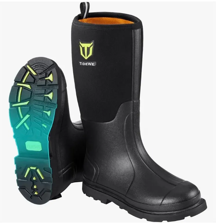 $120 (7) TIDEWE Rubber Work Boot for Men
