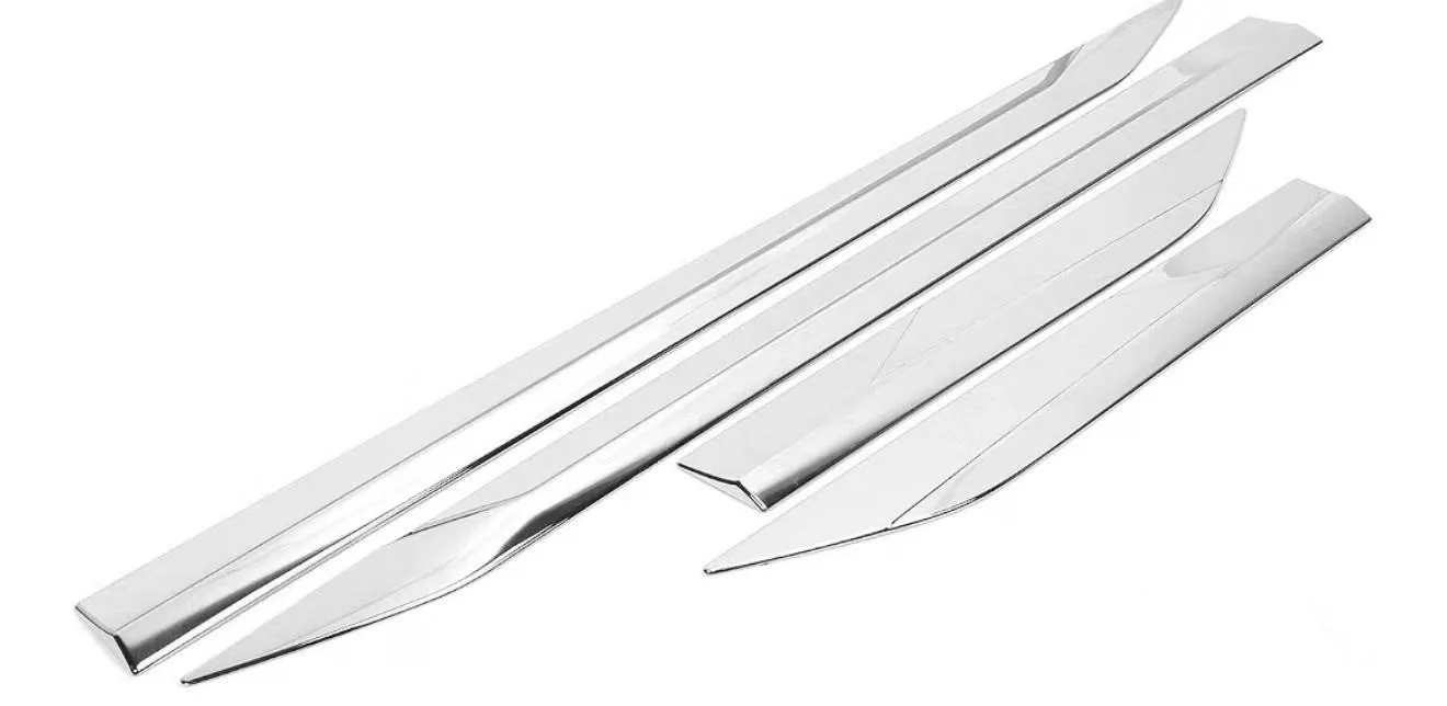 $113 4 Piece Set Abs Chrome Plated Car Body Side