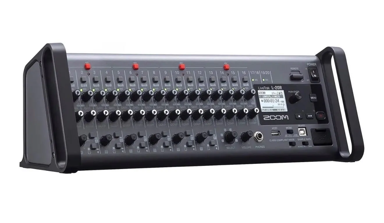 $1100 Zoom LiveTrak L-20R Digital Mixer