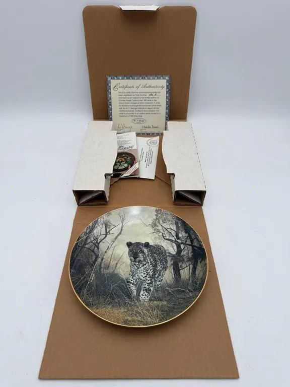 W.S. George �Lone Hunter� Leopard Plate