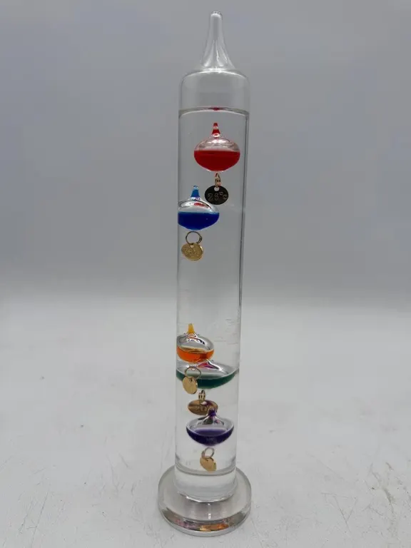 11� Galileo Thermometer Glass Weather Decor