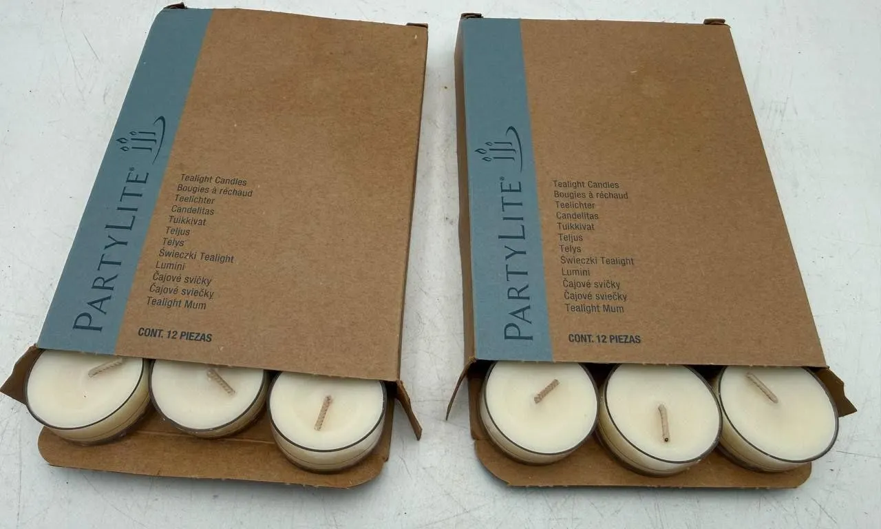 PartyLite Iced Snowberries 24 Pc Candles