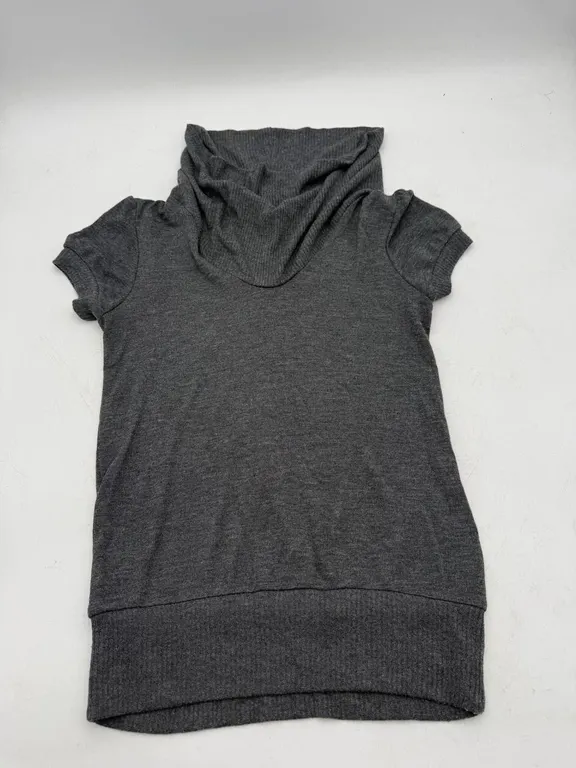 Active Basic Cowl Neck Top Size L