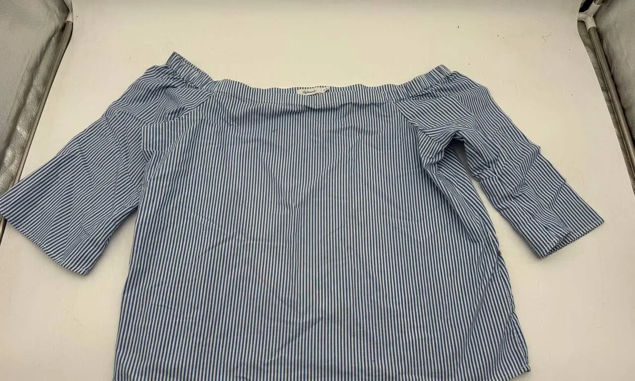 Reitmans Women�s Striped Off Shoulder Blouse