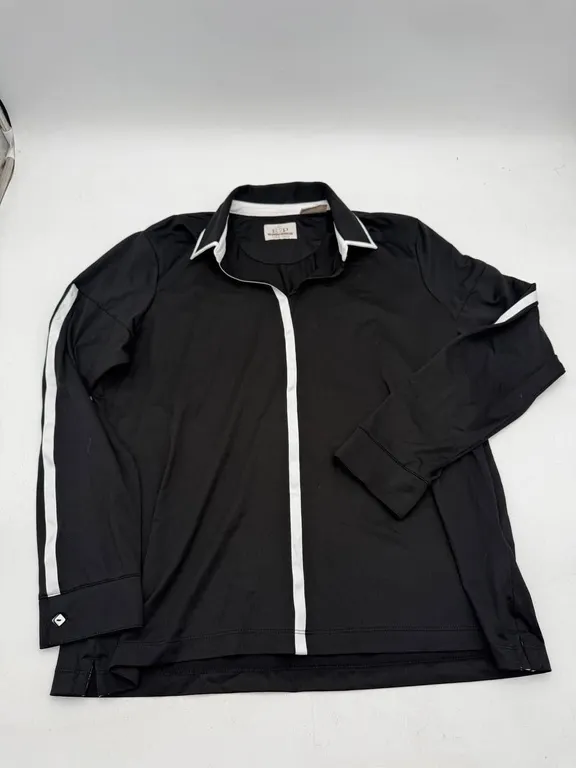 EP Pro Tour Tech Women�s Black White Golf Shirt