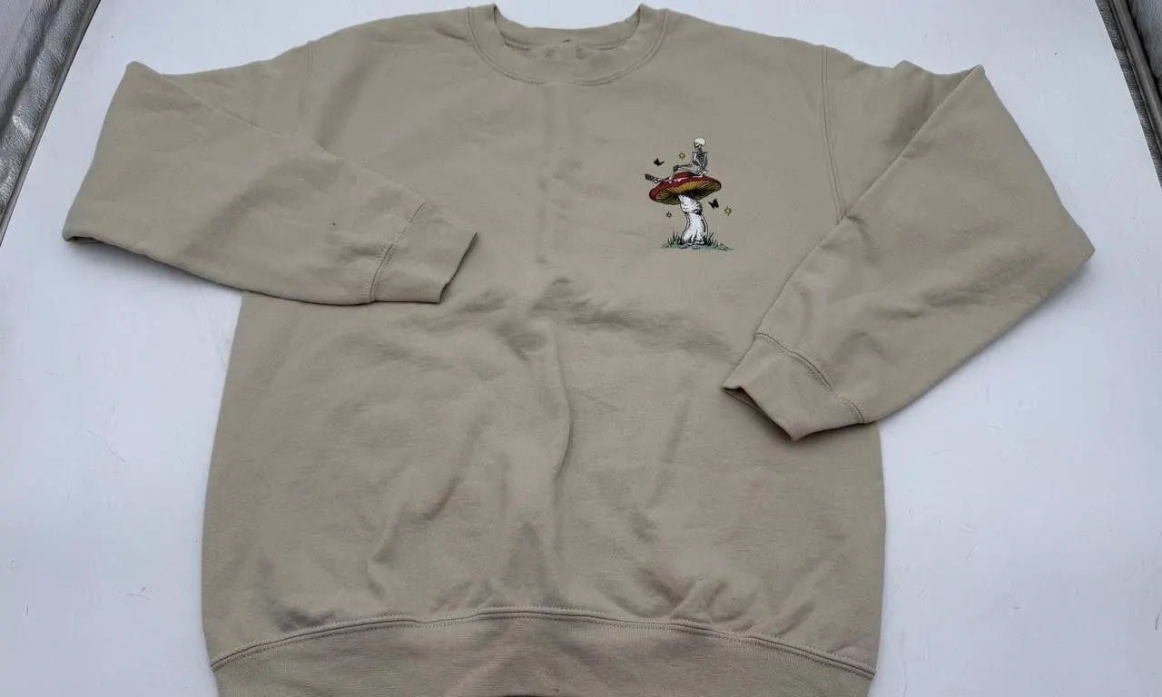 Empyre Mushroom Skeleton Graphic Sweatshirt