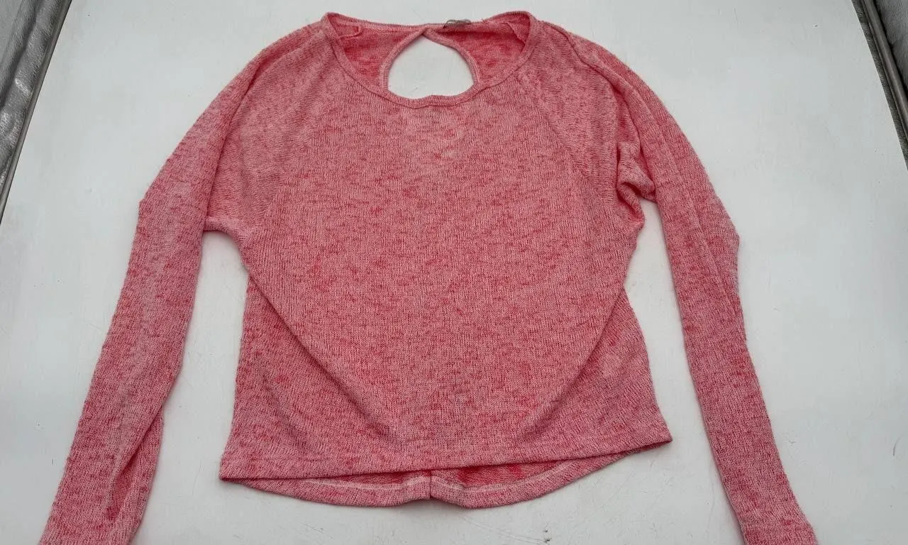 Charlotte Russe Pink Cutout Sweater Top M