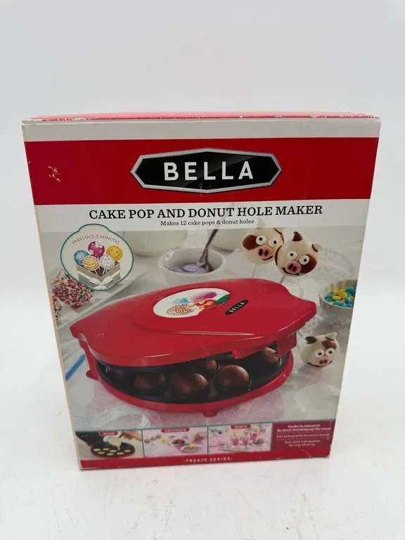 BELLA Cake Pop & Donut Hole Maker 12 Count