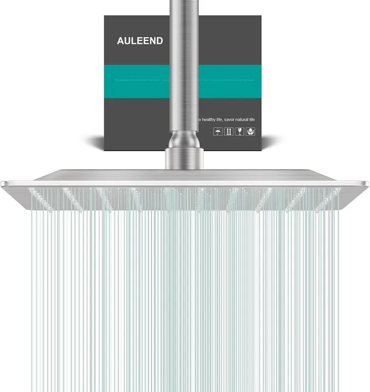 NEW $103 10" Square Shower Head w/High Flow