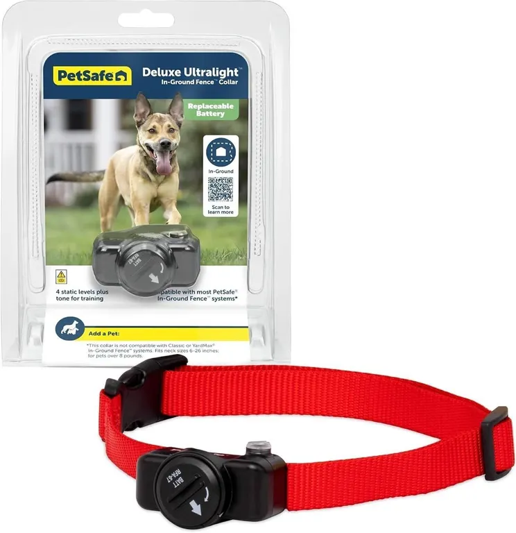 $126 8lbs Dog & Cat Invisible Pet Fence w/Collar