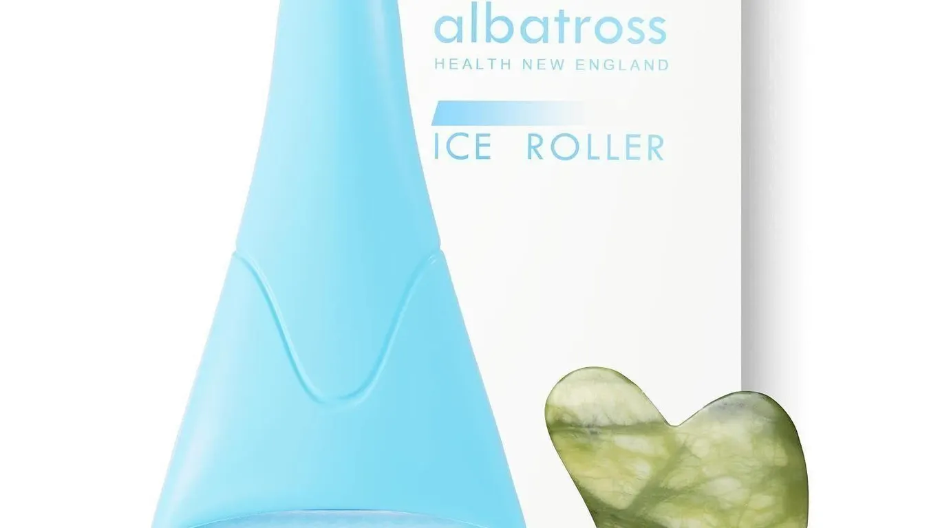 NEW 2PK Ice Face Roller & Gua Sha Tool Skin Set