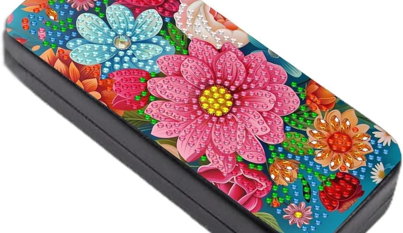 SEALED $46 Flower Diamond Art Glasses Kit