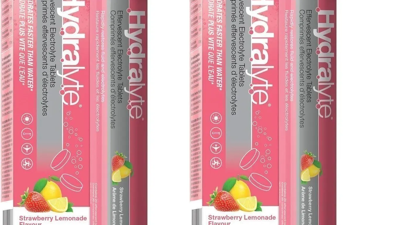NEW 2 x 20PK Electrolyte Tablets Strawberry Lemon