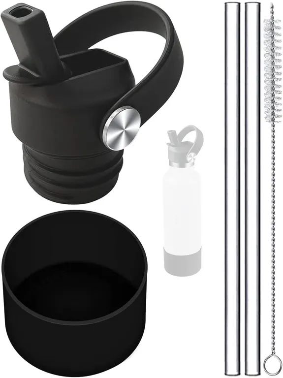 NEW Hydro Flask Straws,Boot & Lid Set 12/24oz