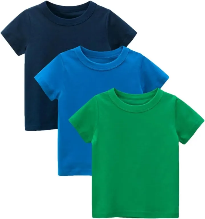 NEW 3PK (3-4T) Toddler Boys Cotton T-Shirts