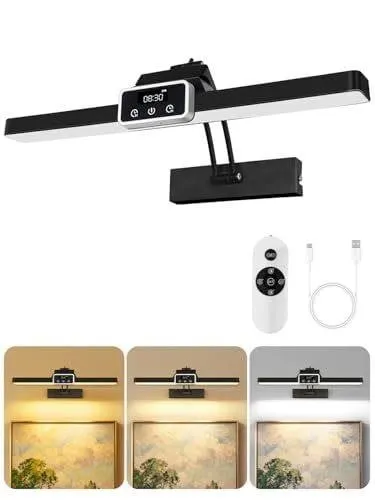 NEW $36 15.7" Rechargeable Picture Light w/Remote