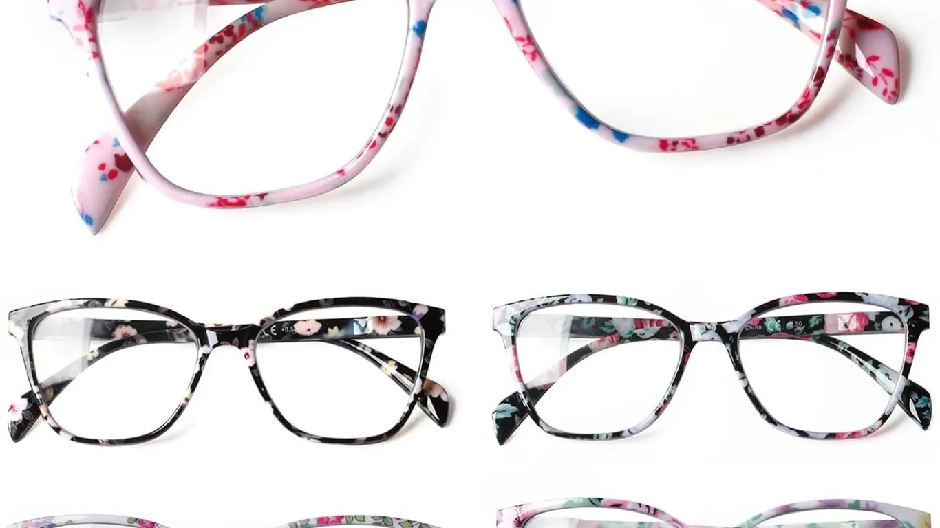 NEW 5PK +1.00 Blue Light Blocking Reading Glasses