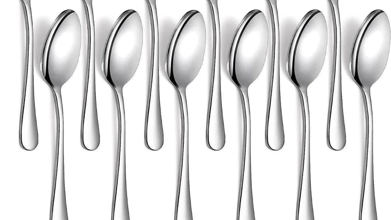 NEW 12PK Stainless Steel Dinner Spoons