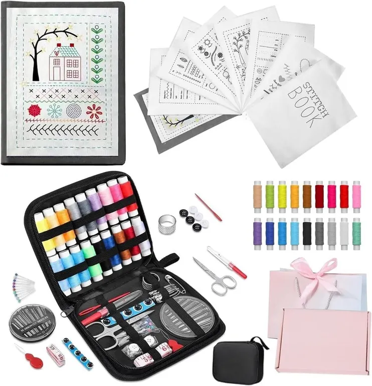 NEW $39 Removable Stitch Book Kit w/Thick Threads