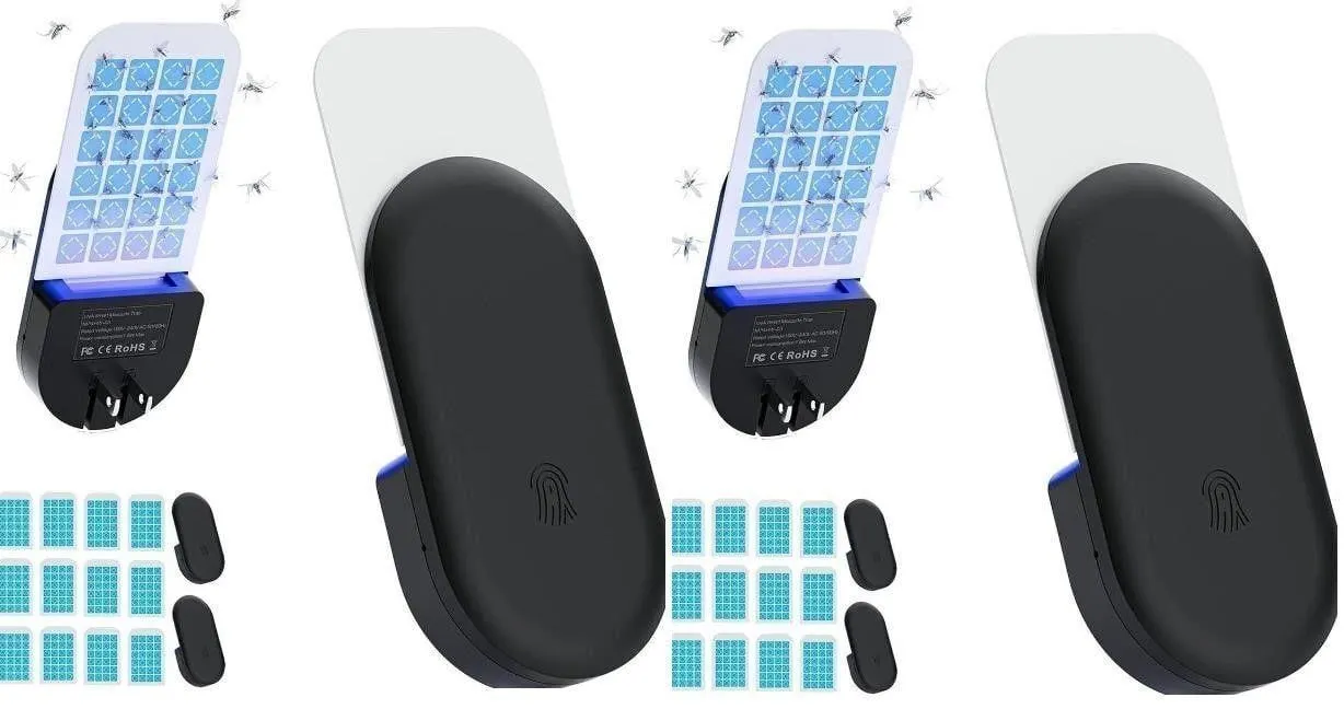 NEW $80 2PK UV Smart 2-in-1 Flying Insect Trap